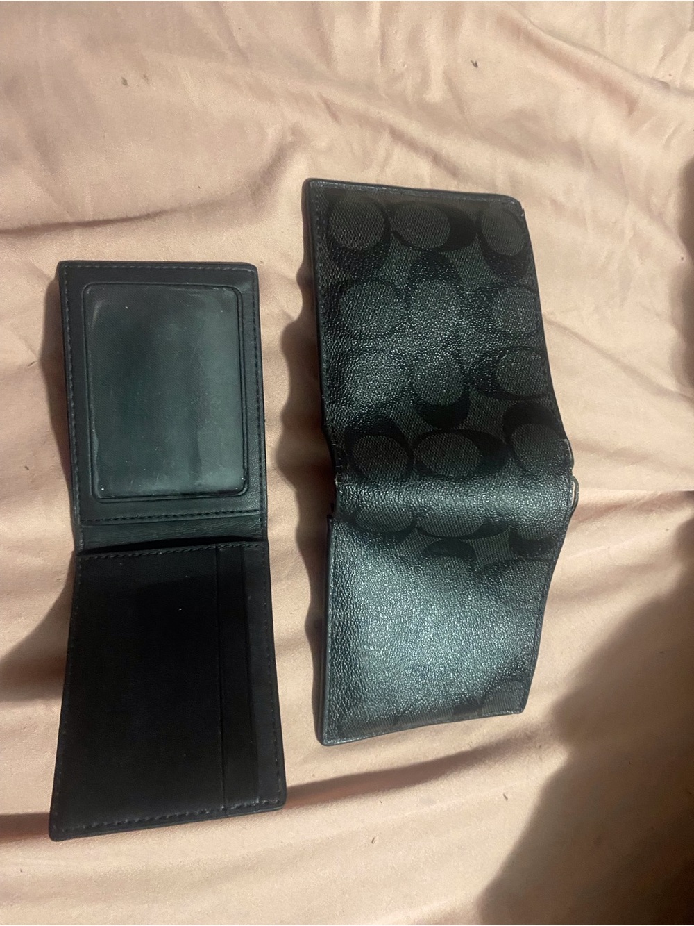 Coach Men's Black Signature Leather Wallet - Picture 2 of 11